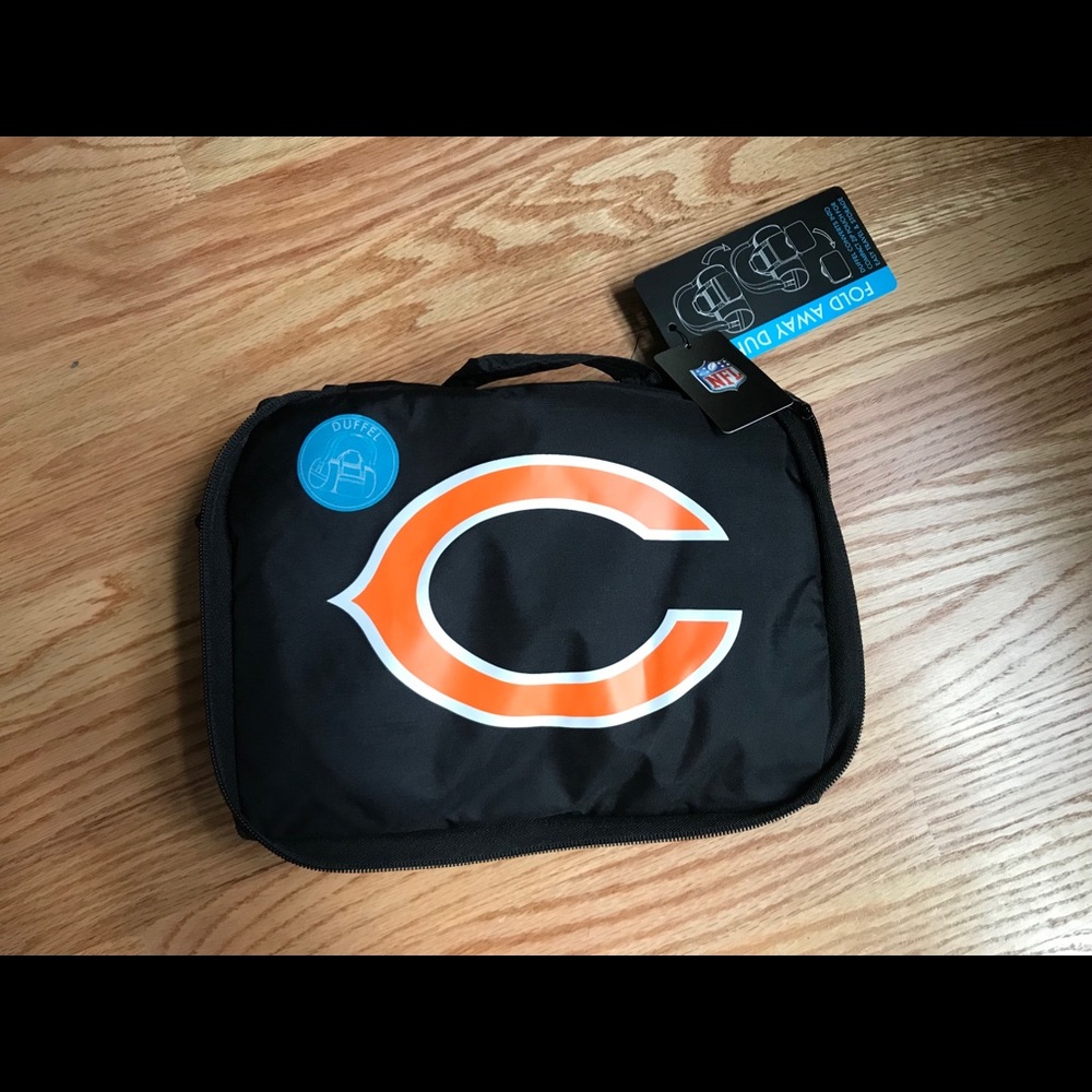 NFL Chicago Bears Fold Away Duffel Bag